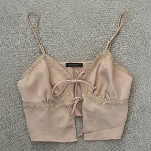 Cotton Candy LA Tan tie Tank